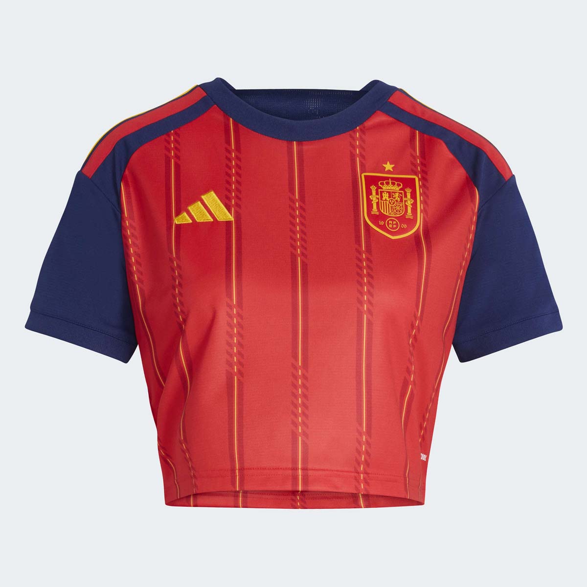 Imagen 0 de Camiseta de mujer 1ª equipación España Mundial 2026 Crop adidas Rojo