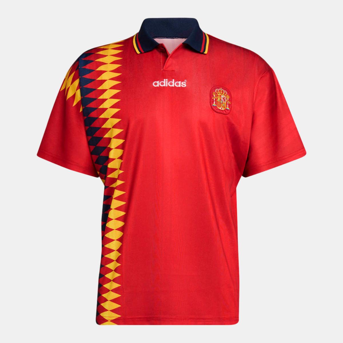 T-shirt de Homem Espanha Retro 1994 Vermelho-11