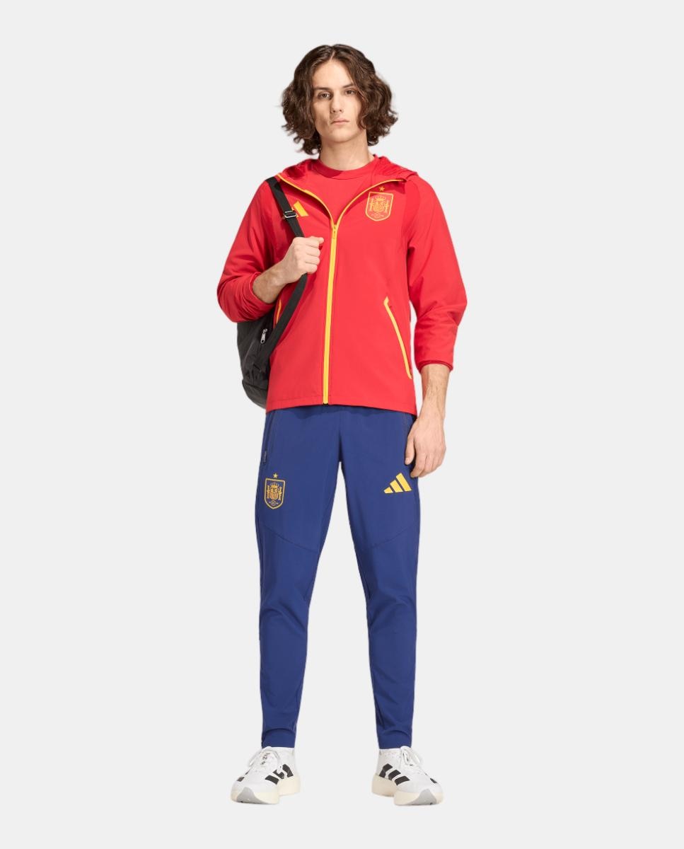 Casaco Corta-Vento de Homem Espanha Mundial 2026 Tiro Travel Vermelho-6