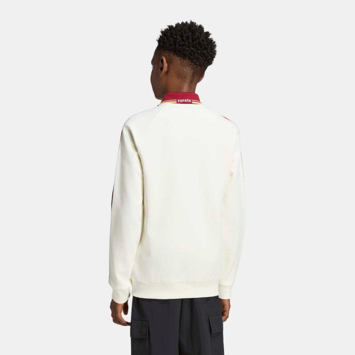 Sweatshirt de Criança Espanha Anthem Jacket Originals Branco-3