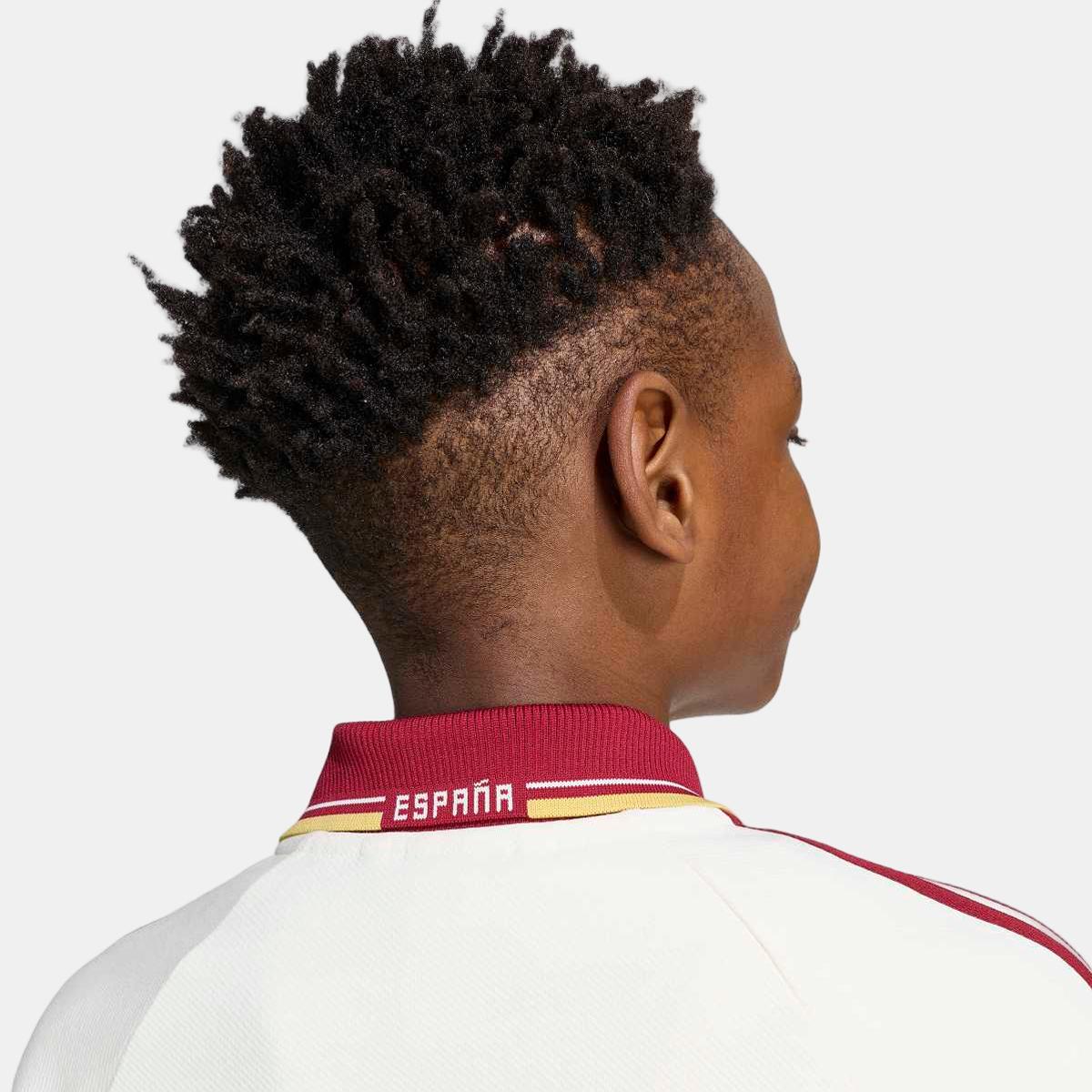 Sweatshirt de Criança Espanha Anthem Jacket Originals Branco-5
