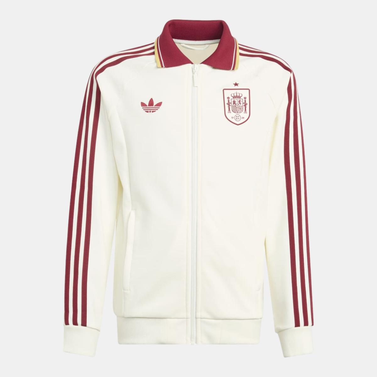 Sweatshirt de Criança Espanha Anthem Jacket Originals Branco-8