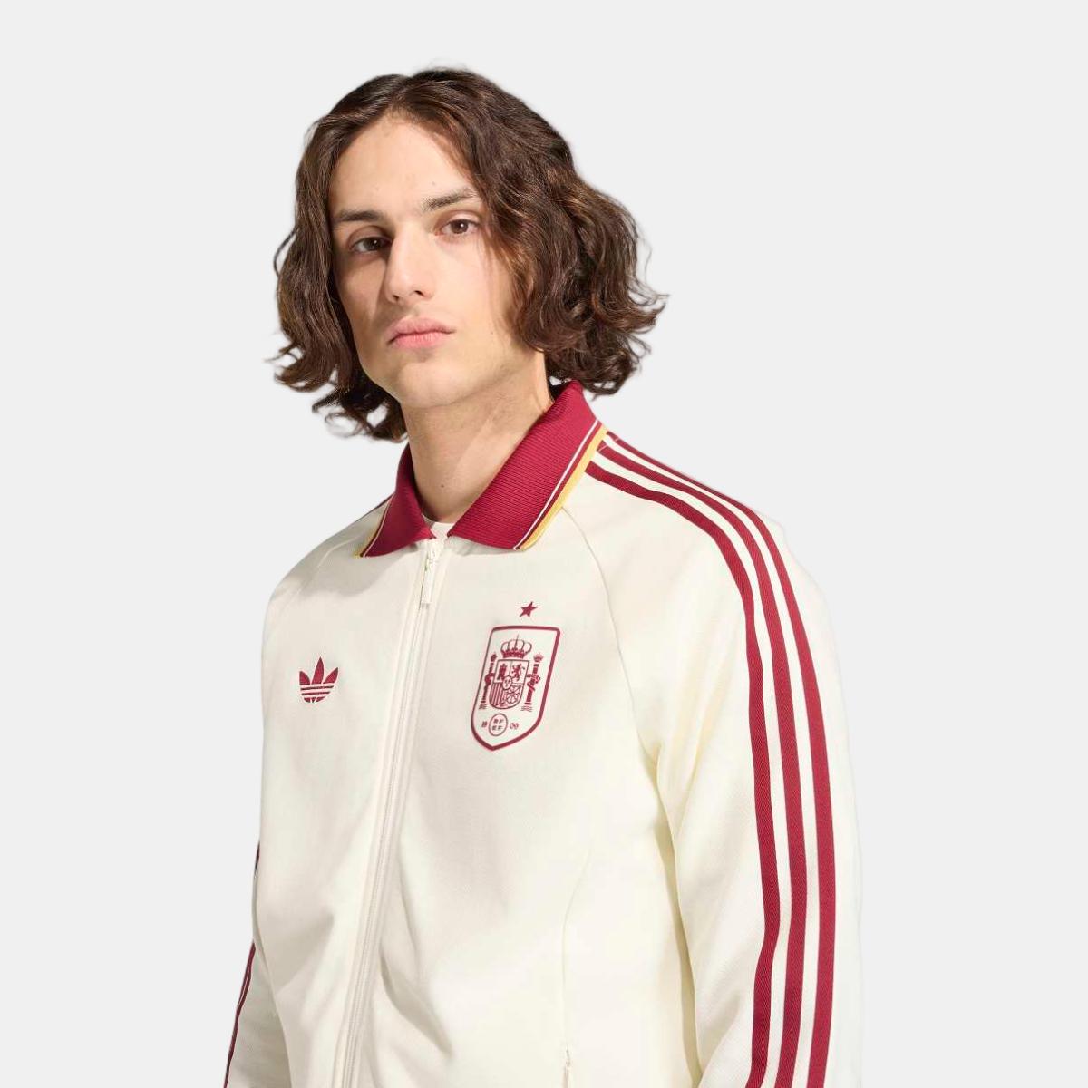 Sweatshirt de Homem Espanha Anthem Jacket Originals Branco-4