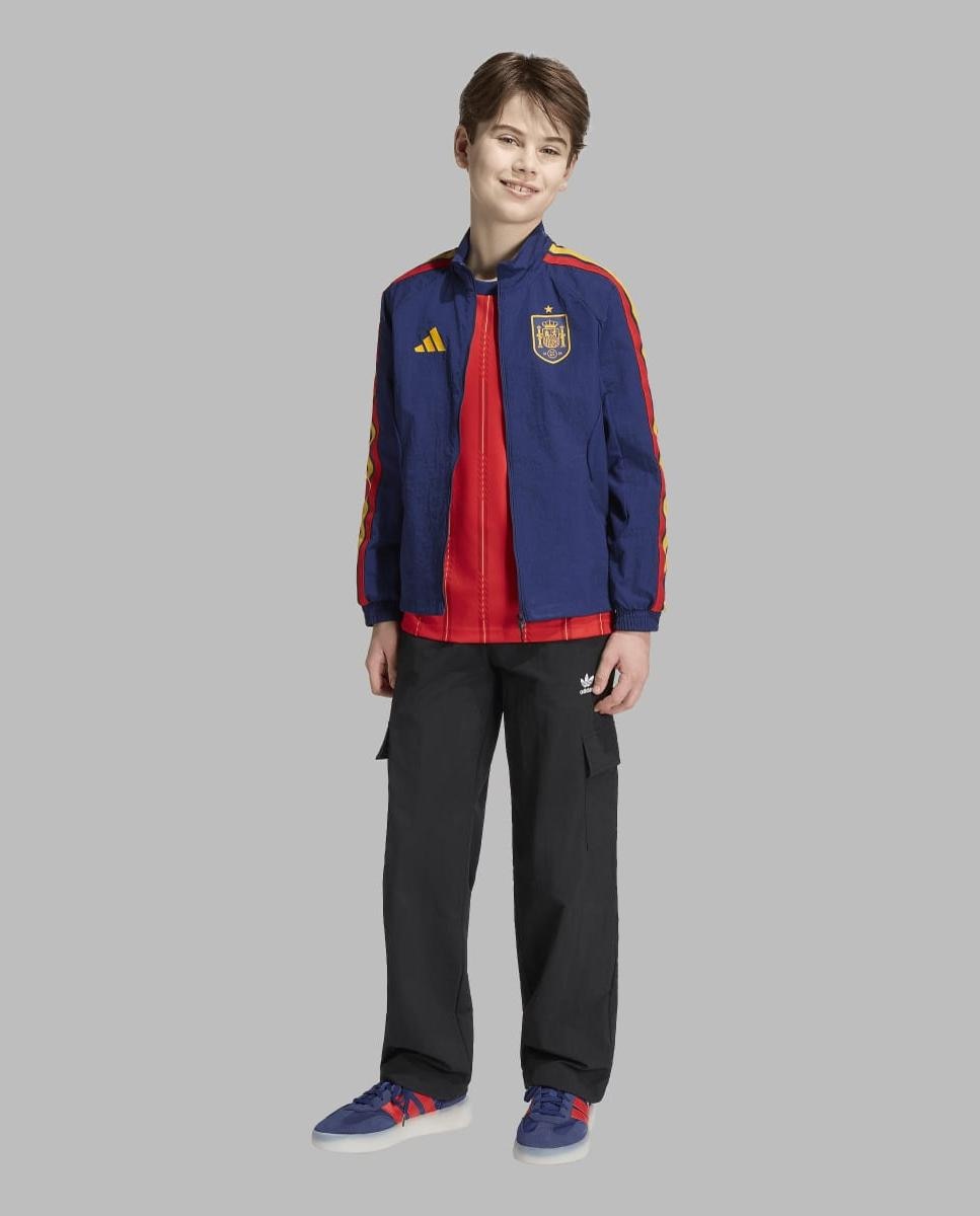 Sweatshirt de Meninos Espanha Mundial 2026 Anthem Jacket Azul-3