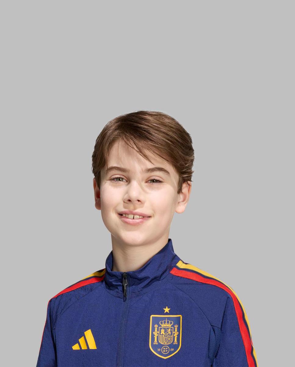 Sweatshirt de Meninos Espanha Mundial 2026 Anthem Jacket Azul-4