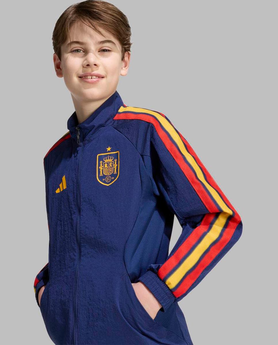 Sweatshirt de Meninos Espanha Mundial 2026 Anthem Jacket Azul-5