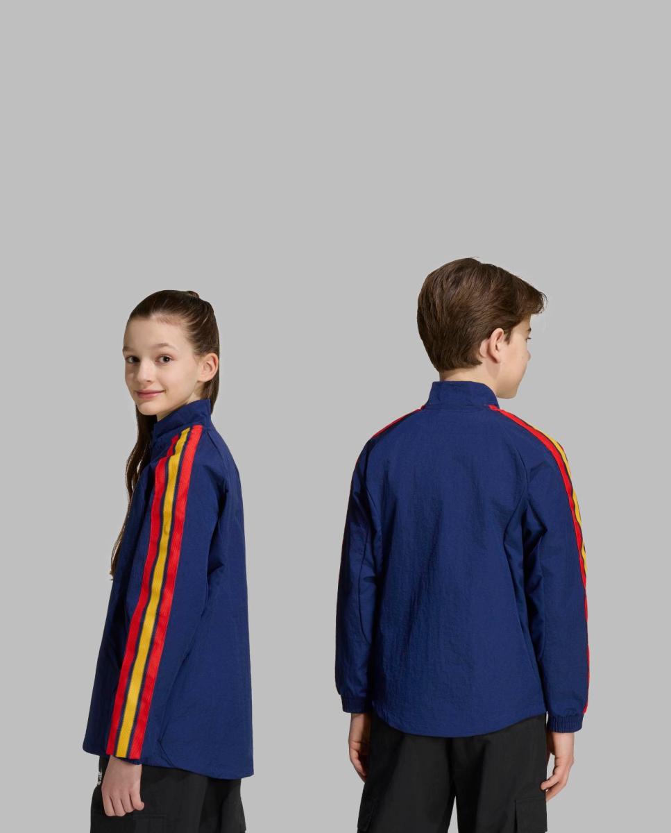 Sweatshirt de Meninos Espanha Mundial 2026 Anthem Jacket Azul-6