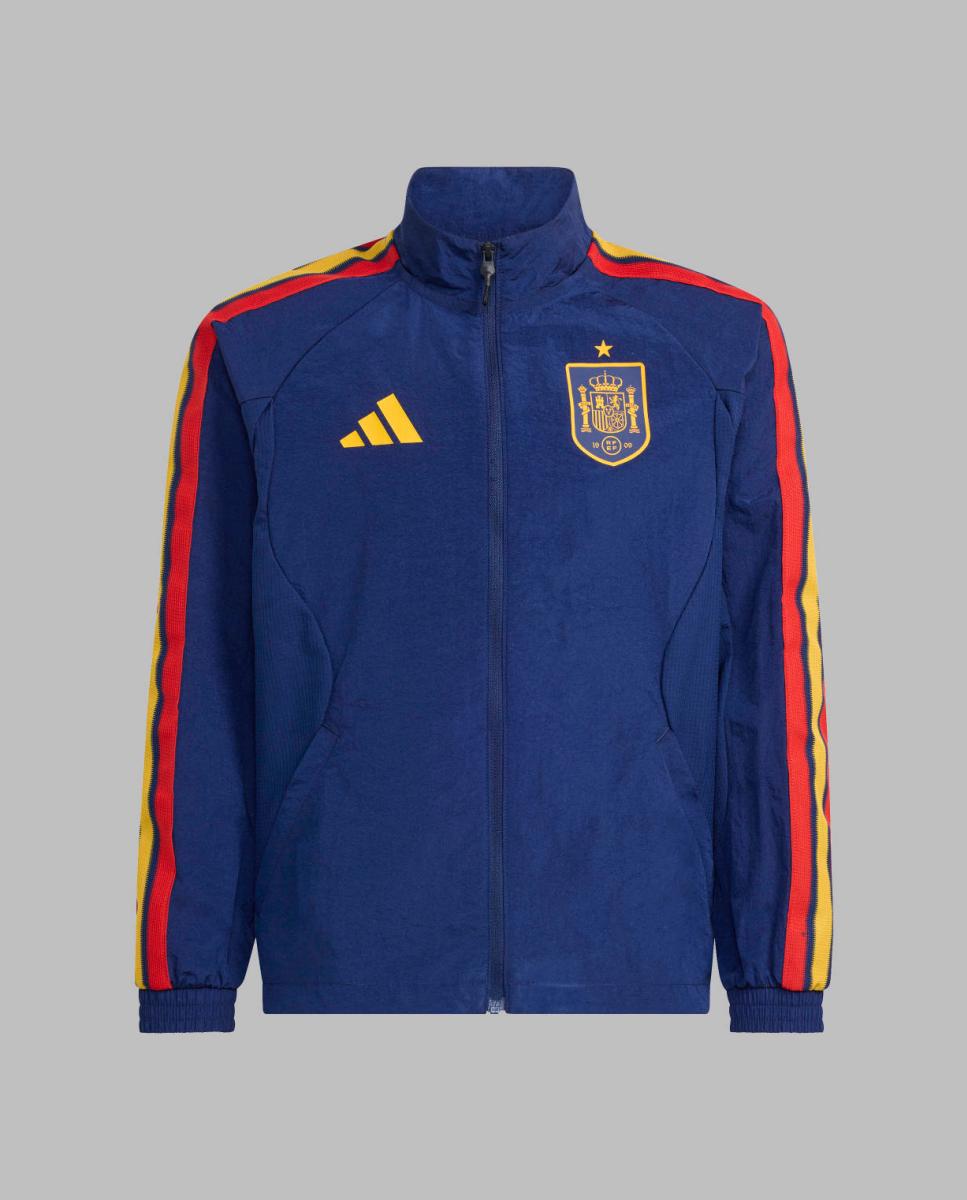 Sweatshirt de Meninos Espanha Mundial 2026 Anthem Jacket Azul-7