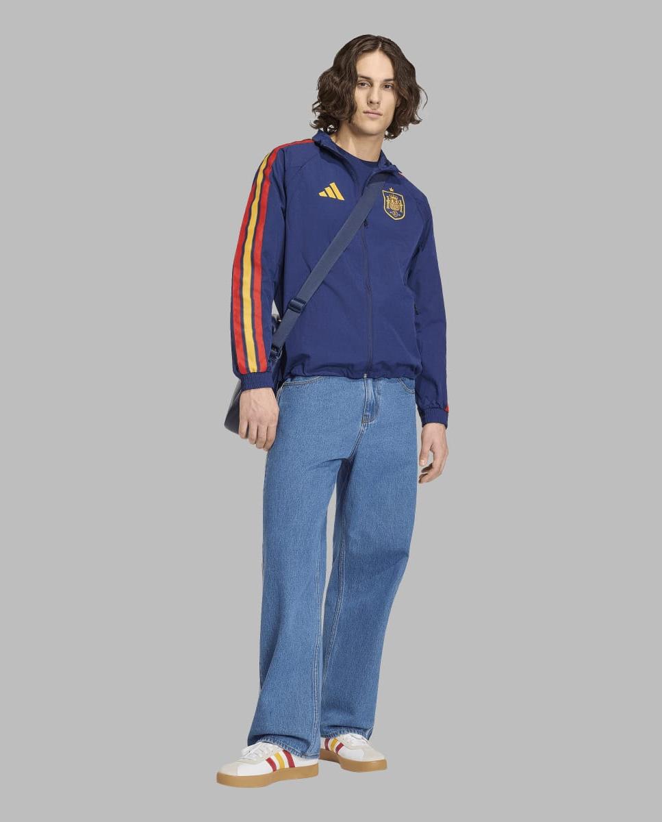 Sweatshirt de Homem Espanha Mundial 2026 Anthem Jacket Azul-3