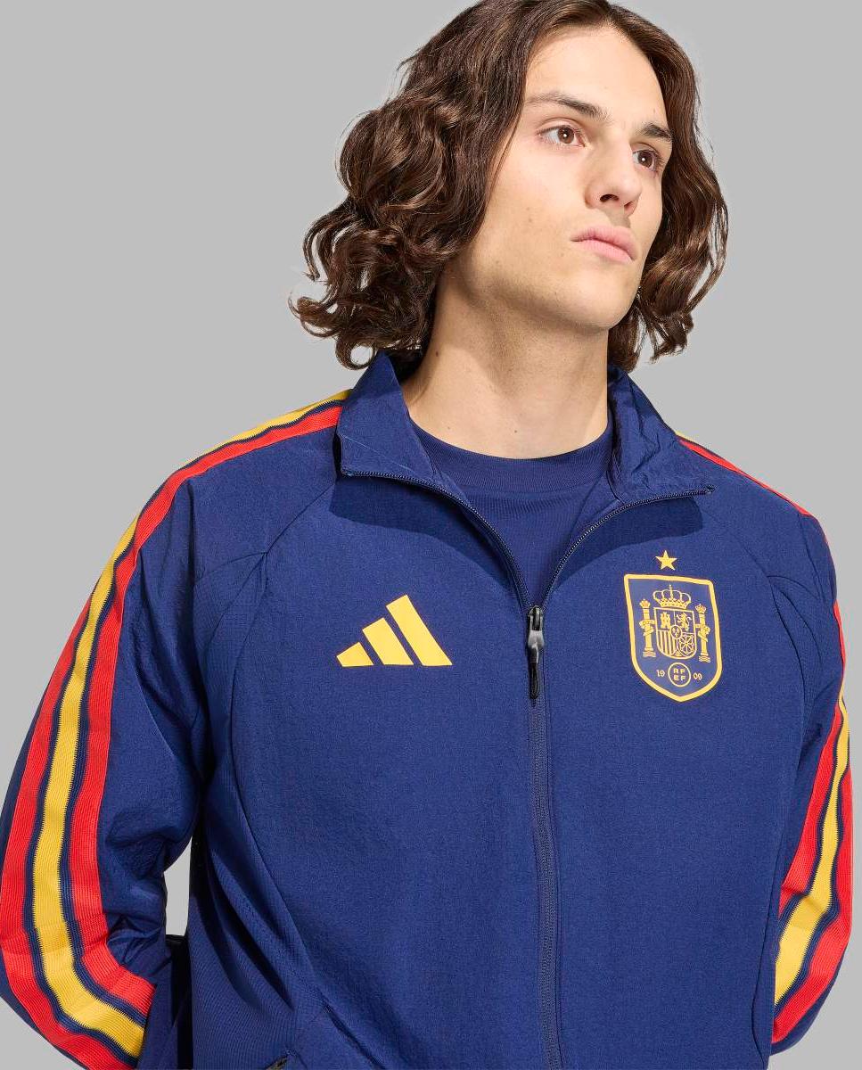 Sweatshirt de Homem Espanha Mundial 2026 Anthem Jacket Azul-5