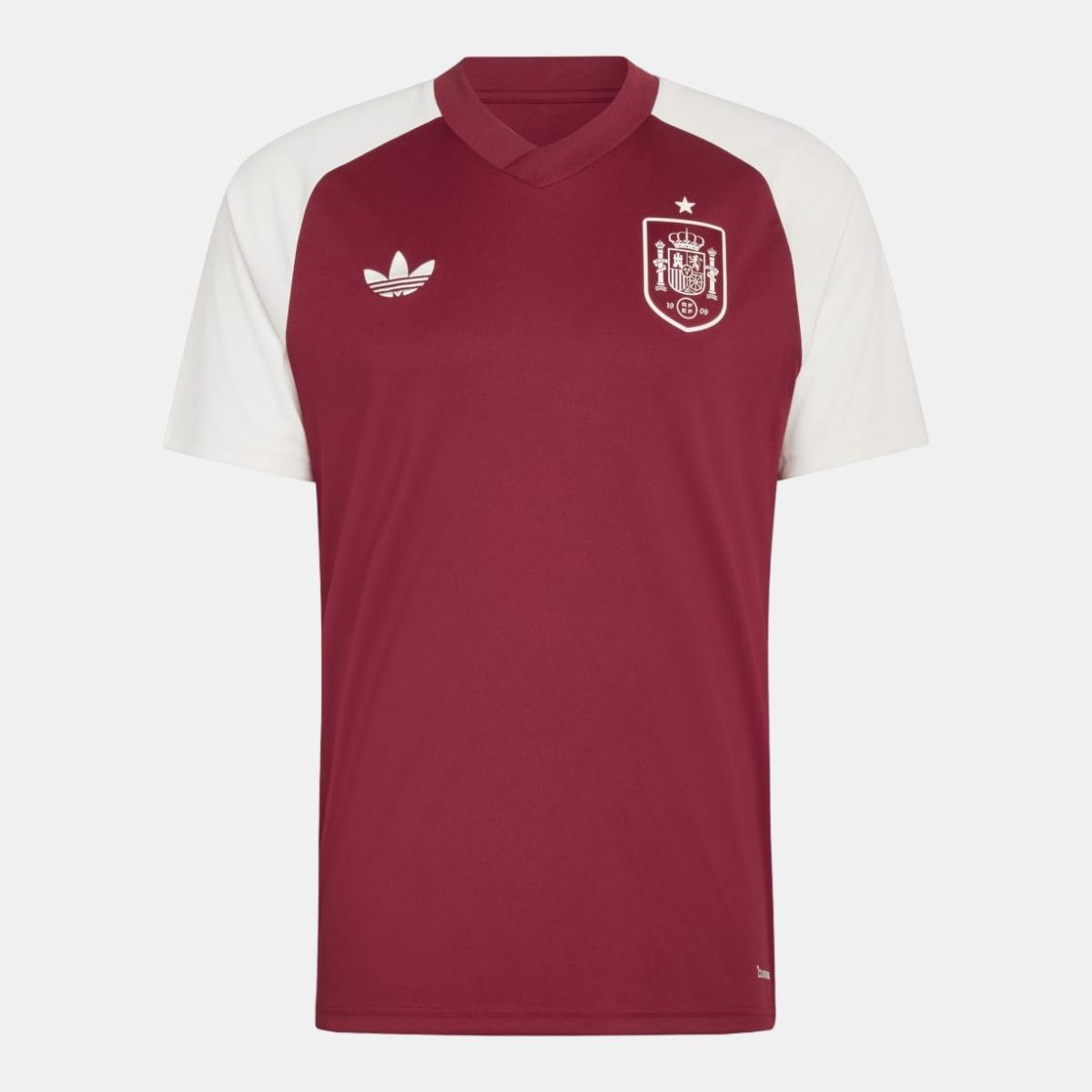 T-shirt de Homem Espanha Mundial 2026 Pre Match Grená-7