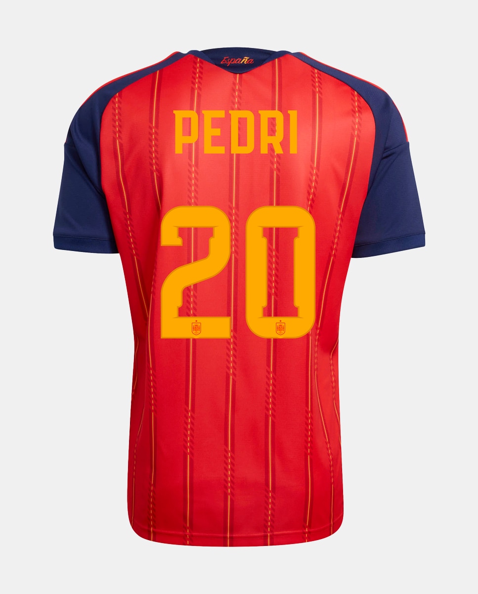 Imagem 0 de T-shirt de Homem 1.º Equipamento Espanha Mundial 2026 Pedri 20