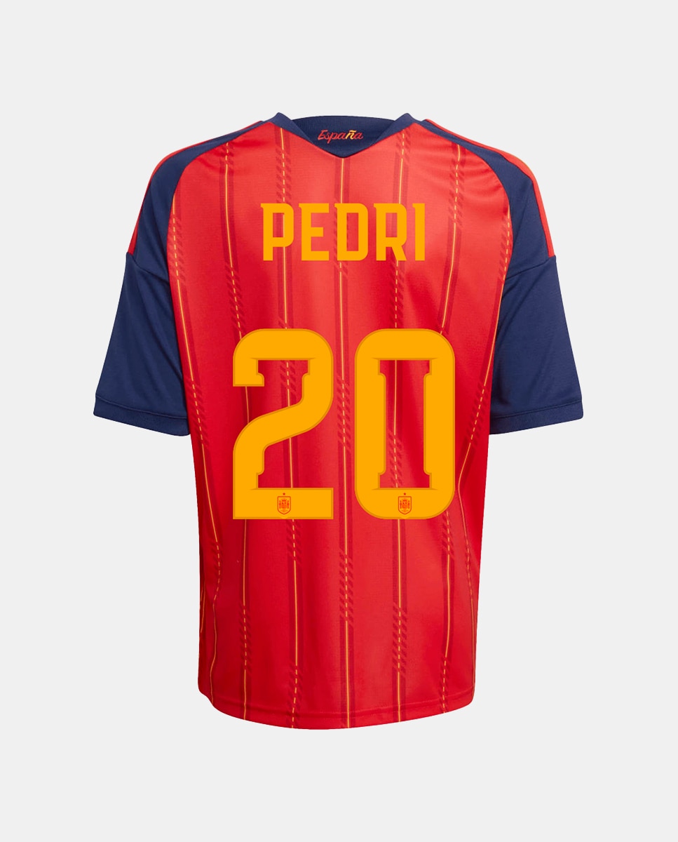Imagem 0 de T-shirt de Criança 1.º Equipamento Espanha Mundial 2026 Pedri 20