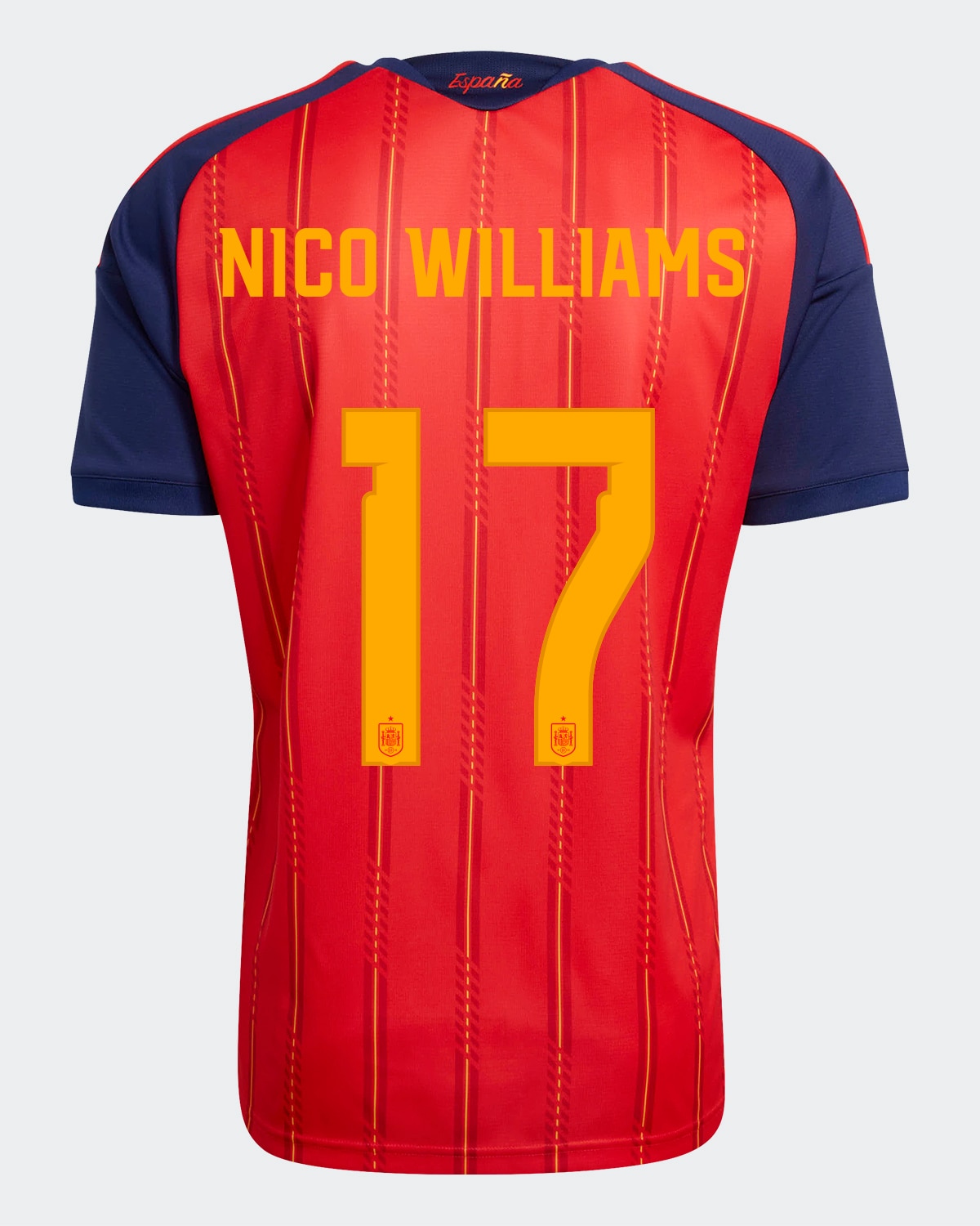 Imagem 0 de T-shirt de Homem 1.º Equipamento Espanha Mundial 2026 Nico Williams 17