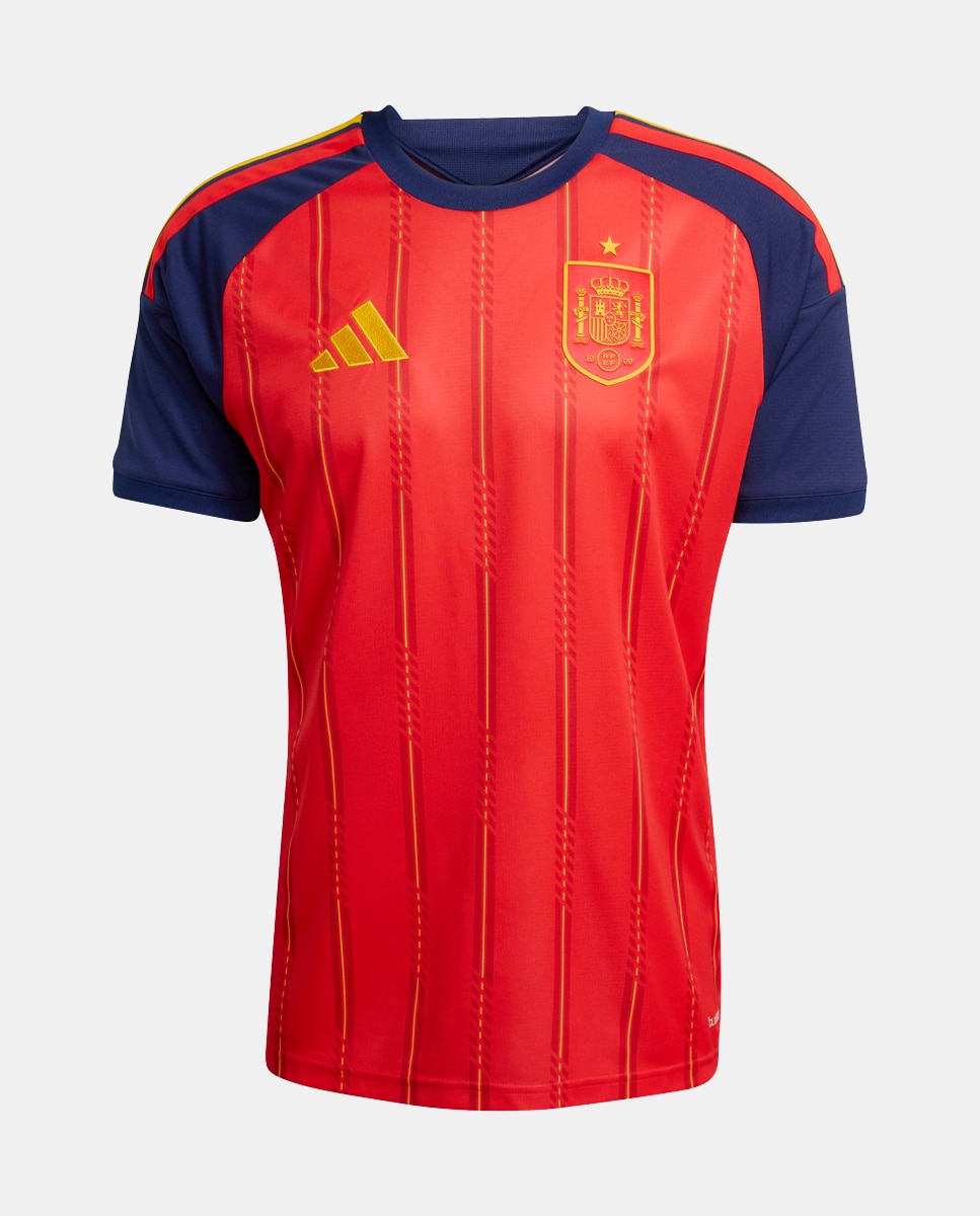 T-shirt de Homem 1.º Equipamento Espanha Mundial 2026 Nico Williams 17 Vermelho-2