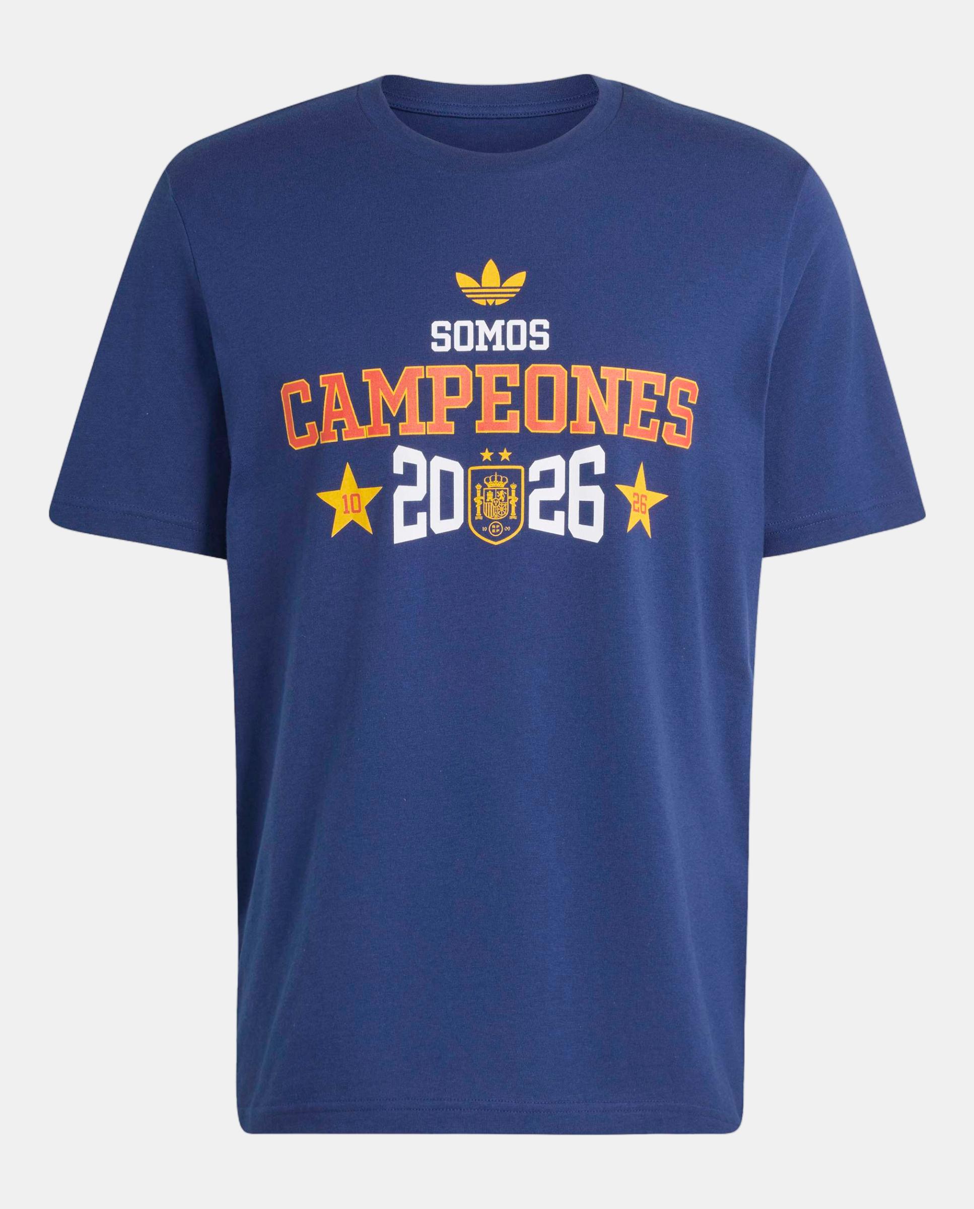 T-Shirt de Adulto Espanha Winner Mundial 2026 Adidas Azul-3