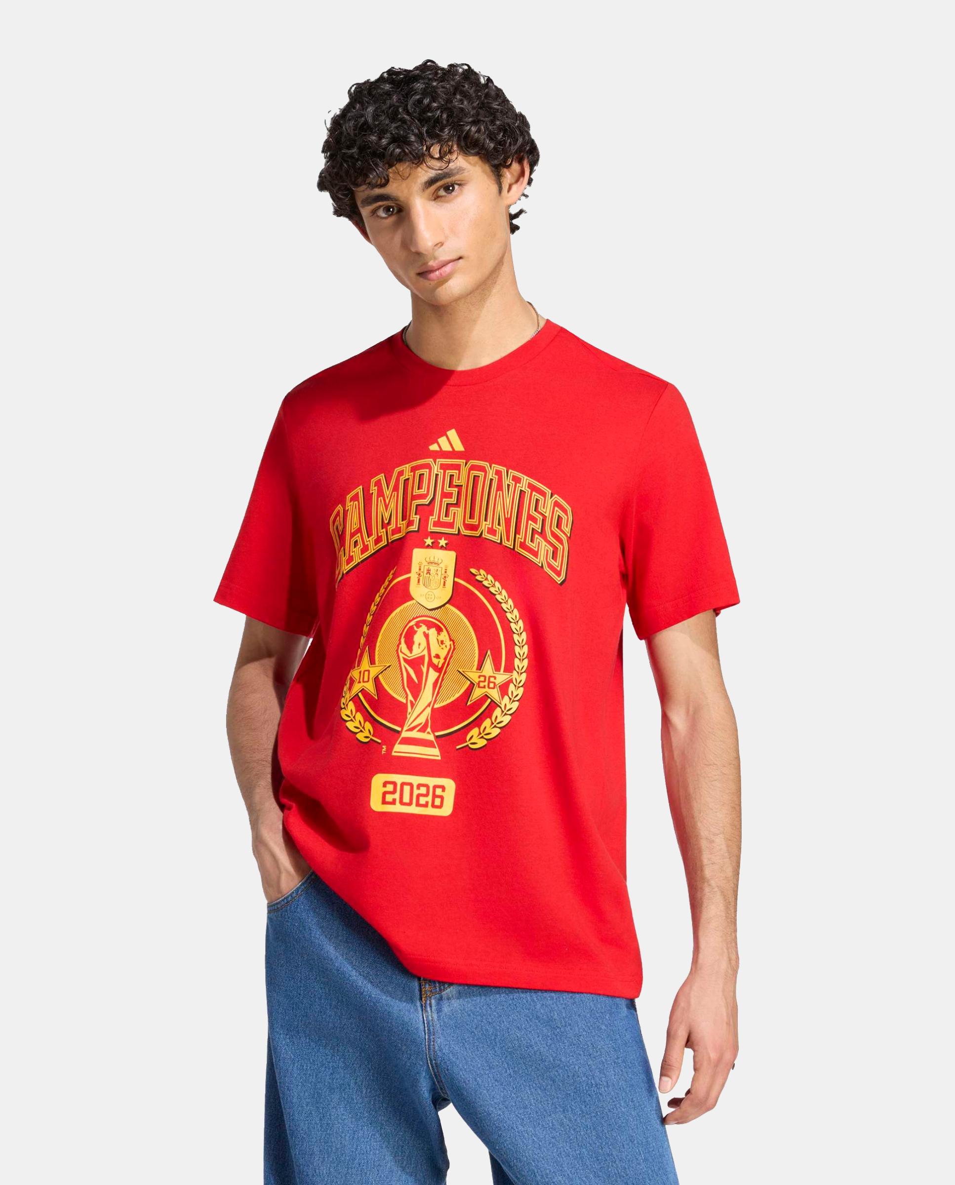 Imagem 0 de T-Shirt de Adulto Espanha Winner Mundial 2026 Adidas