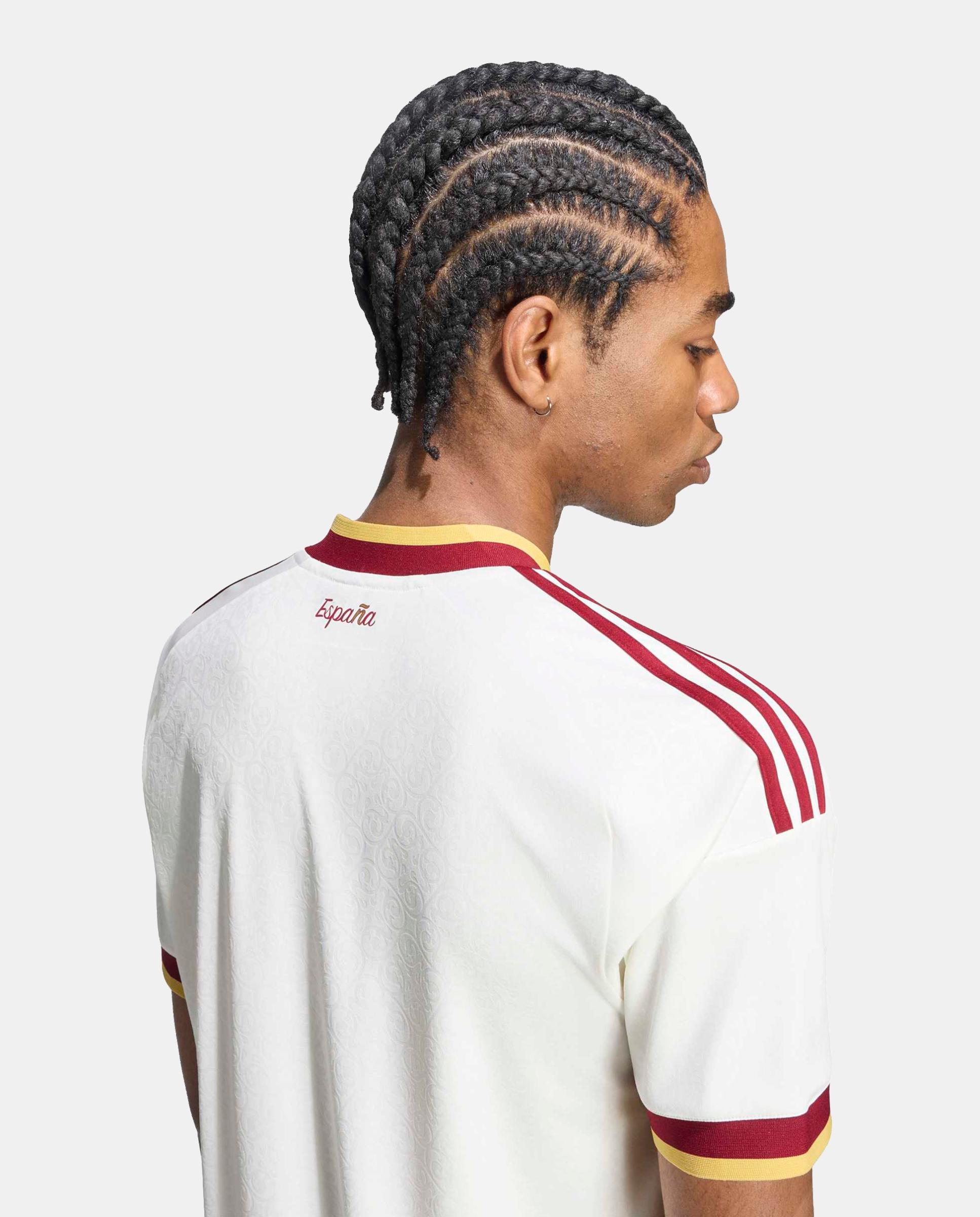 Camiseta de hombre 2ª equipación España 2 Estrellas Adidas - Blanco / Rojo Blanco / Rojo-5