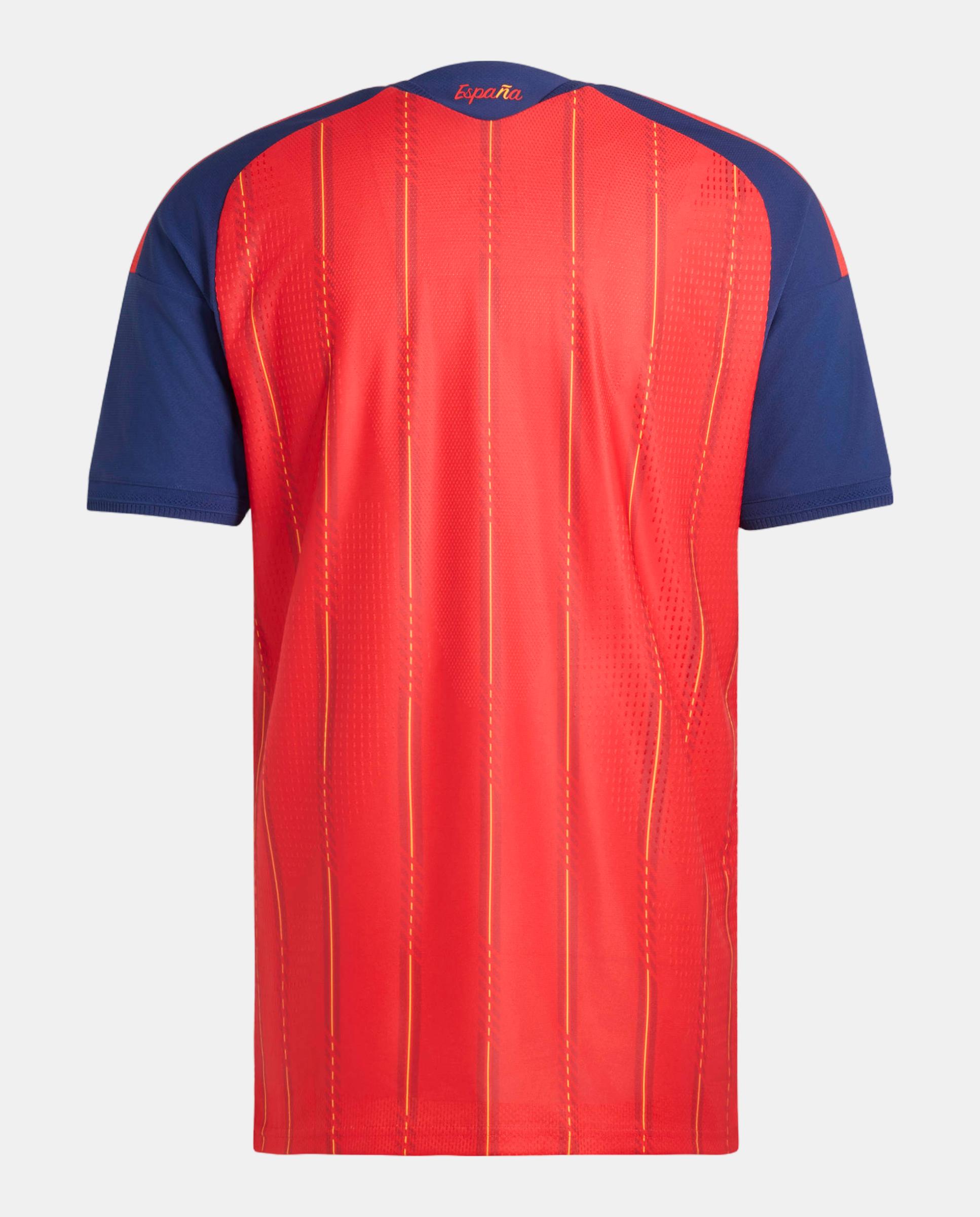 Camiseta de hombre 1ª equipación Authentic España 2 Estrellas Adidas - Rojo / Azul marino Rojo / Azul marino-2