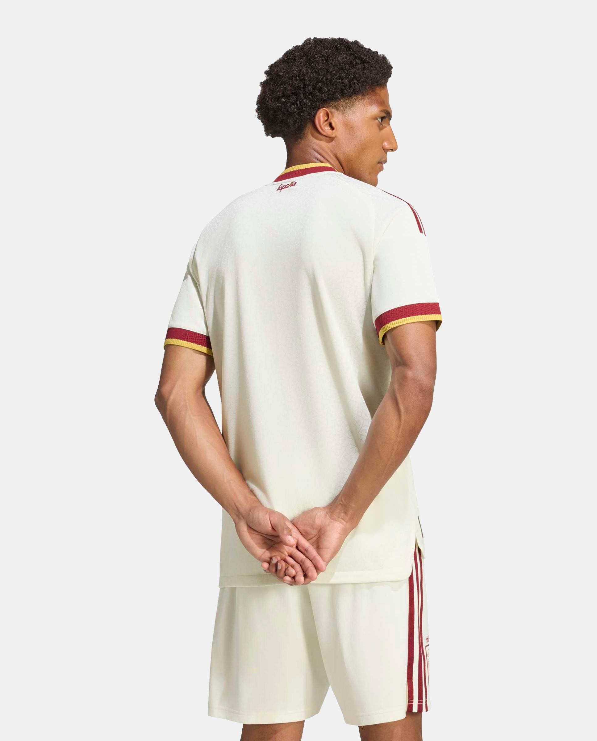 Camiseta de hombre 2ª equipación Authentic España 2 Estrellas Adidas - Blanco / Rojo Blanco / Rojo-2