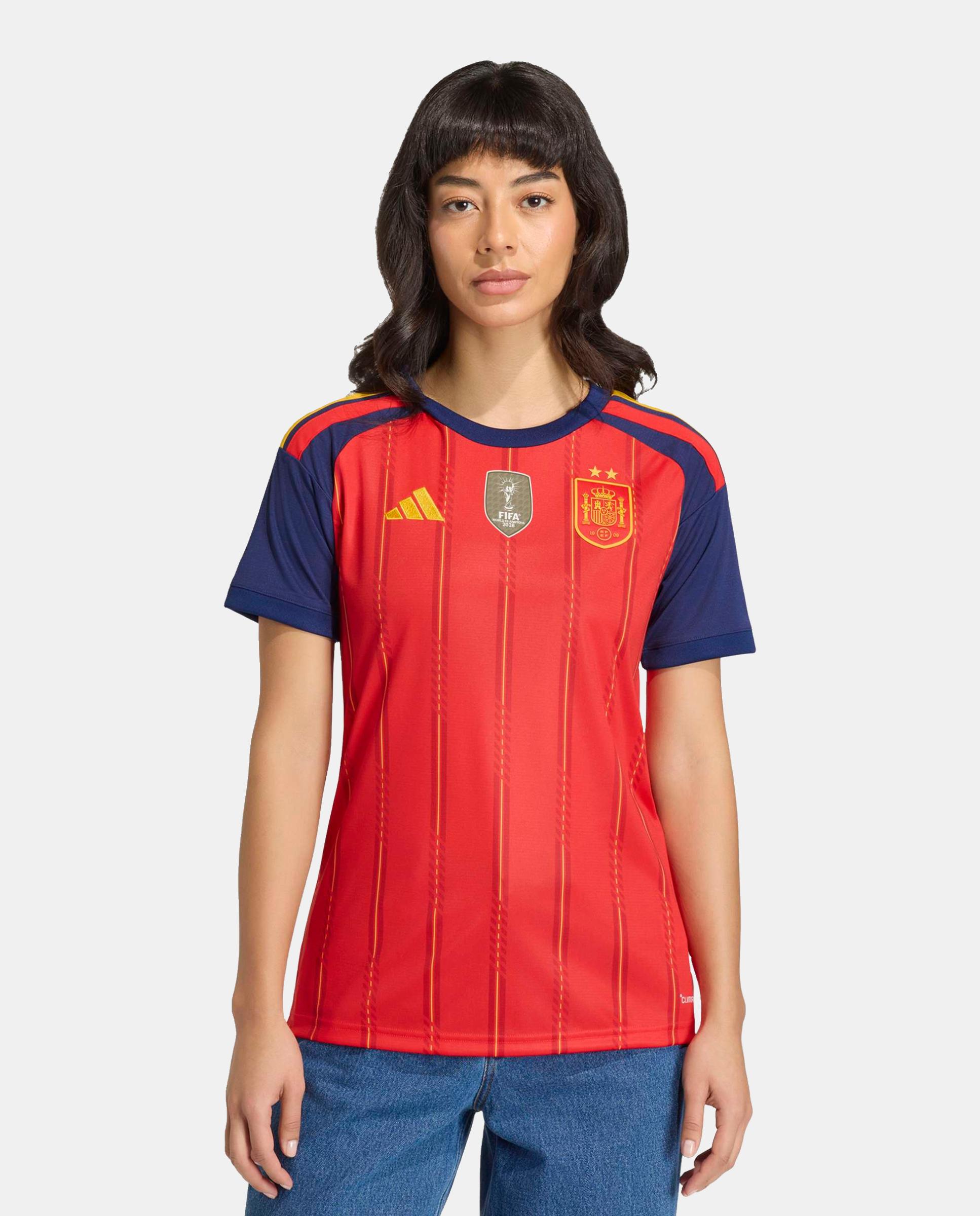 Imagem 0 de T-Shirt de Mulher 1º Equipamento Espanha 2 Estrelas Adidas
