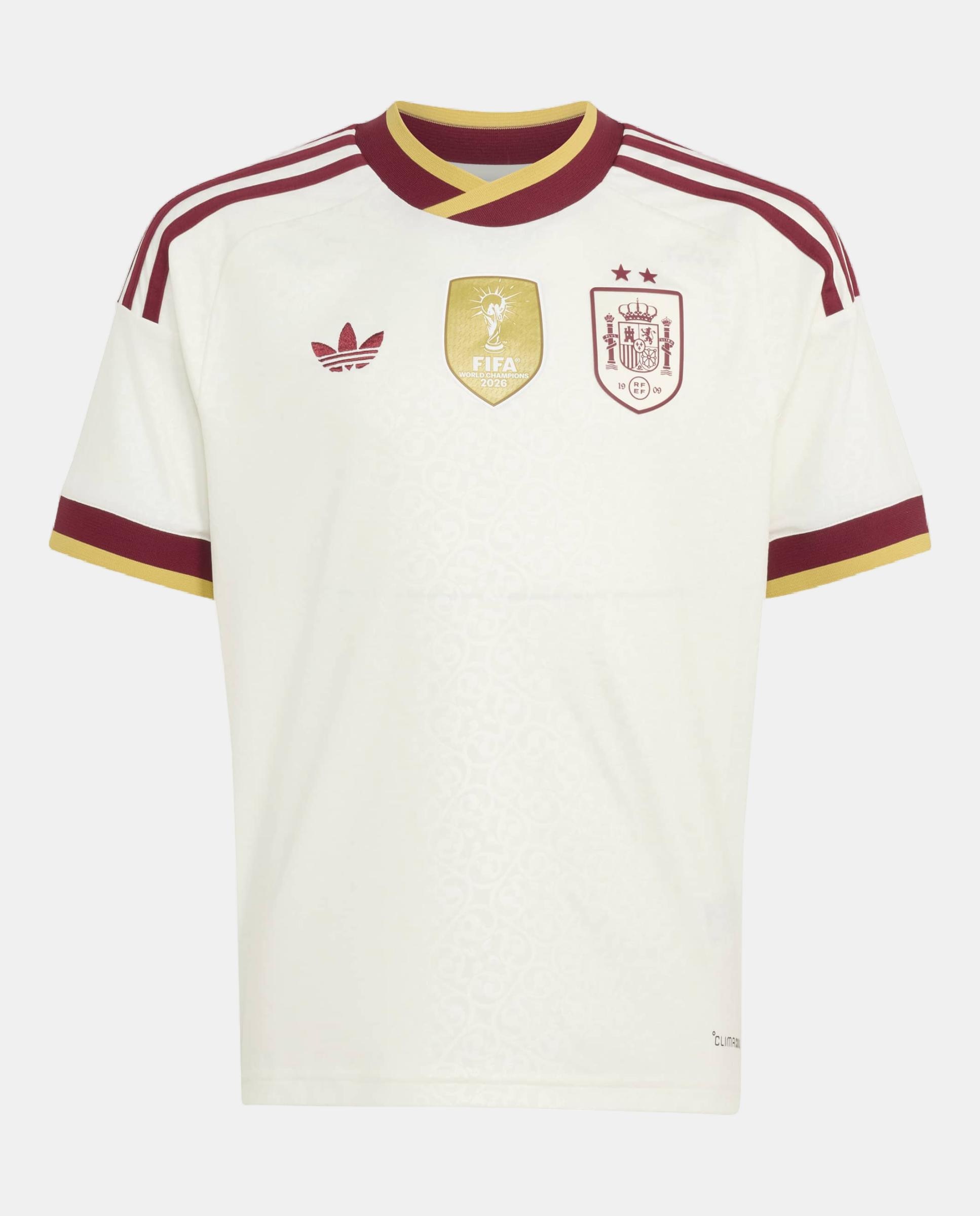 Imagen 1 de Camiseta de niños 2ª equipación España 2 Estrellas Adidas Blanco / Rojo