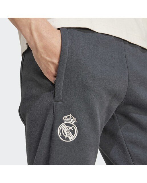 Calças de Homem Real Madrid Originals Cinzento-4