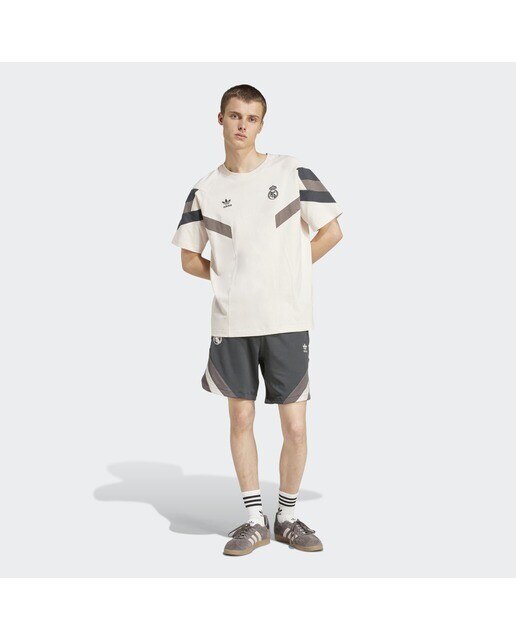 Calções de Homem Real Madrid Originals Cinzento-5