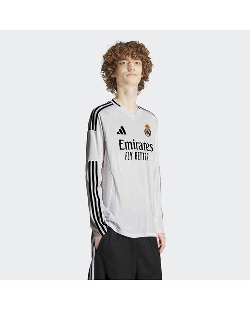 T-shirt de Homem 1.º Equipamento Real Madrid CF 2024-2025 Branco-3