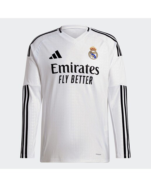 T-shirt de Homem 1.º Equipamento Real Madrid CF 2024-2025 Branco-6