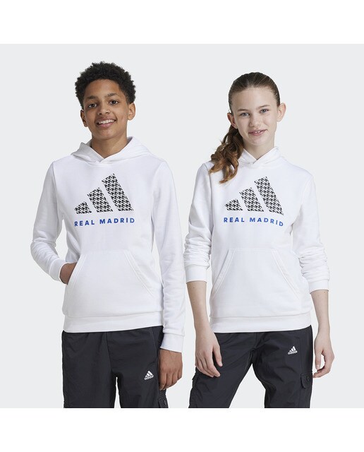 Sweatshirt de Criança Real Madrid CF Kids Hd Branco-1