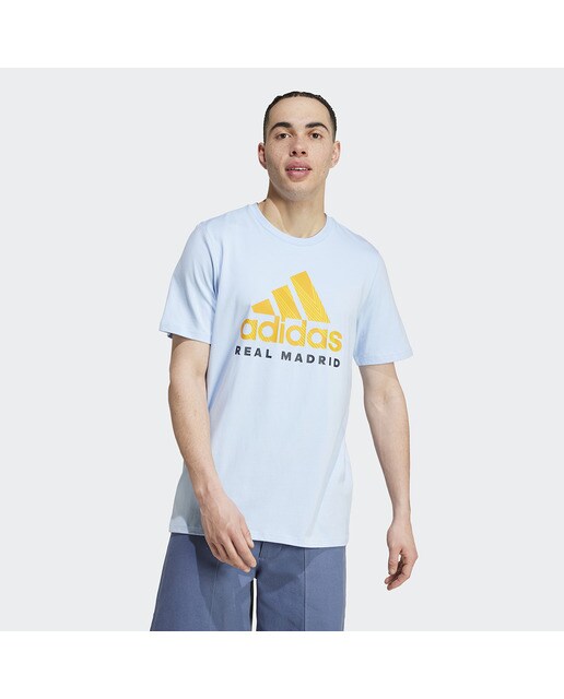 T-shirt de Homem Real Madrid Seasonal Graphic Azul-1