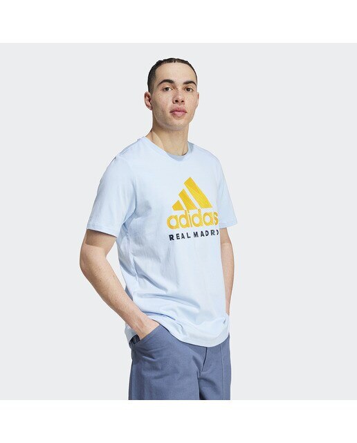 T-shirt de Homem Real Madrid Seasonal Graphic Azul-4