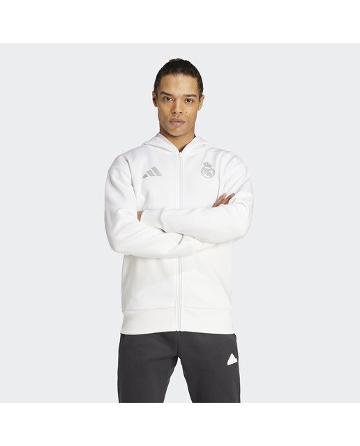 Casaco de Homem Real Madrid CF Anth Jkt Branco-1
