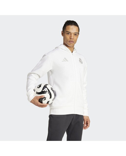 Casaco de Homem Real Madrid CF Anth Jkt Branco-5