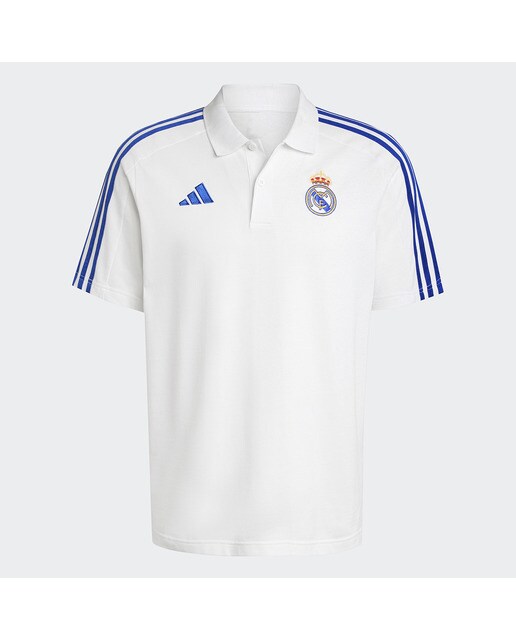 Polo de Homem Real Madrid CF DNA Polo Branco / Azul-6