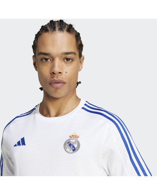 T-shirt de Homem Real Madrid CF DNA Tee Branco / Azul-3