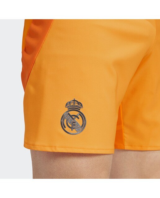 Calções de Homem 2.º Equipamento Real Madrid CF 2024-2025 Authentic Laranja-4