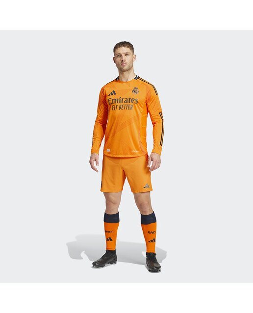 Calções de Homem 2.º Equipamento Real Madrid CF 2024-2025 Authentic Laranja-5