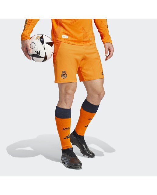 Calções de Homem 2.º Equipamento Real Madrid CF 2024-2025 Authentic Laranja-6