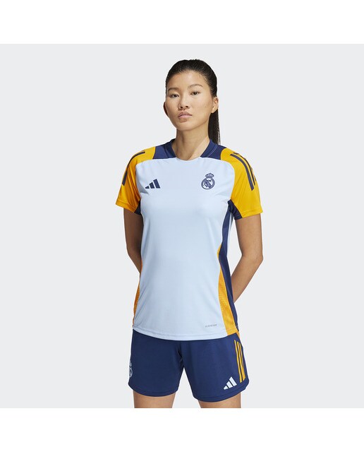 T-shirt de Mulher Real Madrid CF Tr Jsy W Azul / Laranja-1
