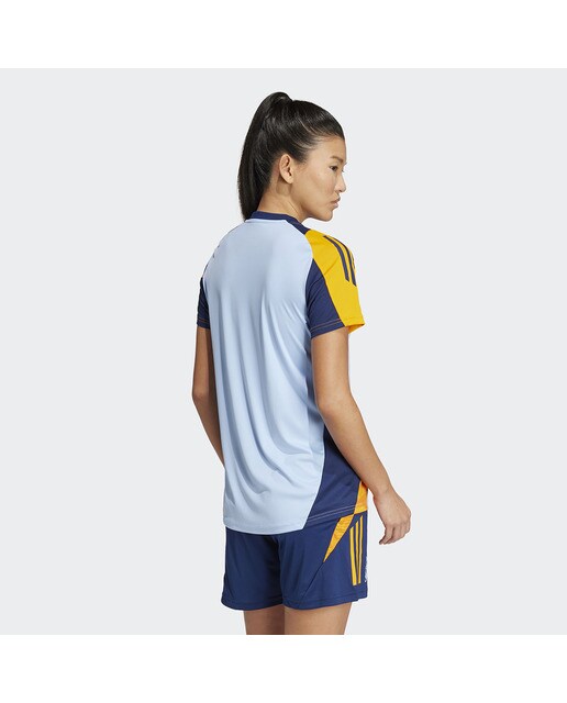 T-shirt de Mulher Real Madrid CF Tr Jsy W Azul / Laranja-2