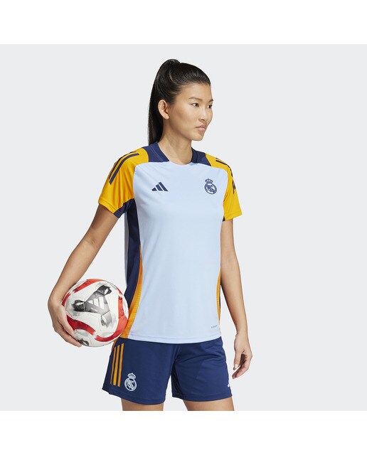 T-shirt de Mulher Real Madrid CF Tr Jsy W Azul / Laranja-5