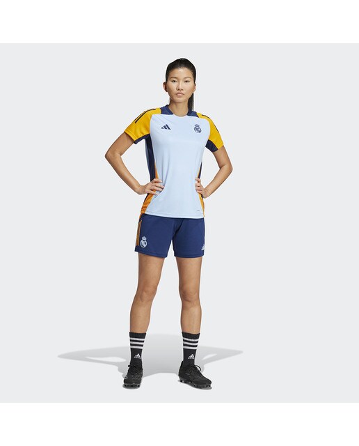 T-shirt de Mulher Real Madrid CF Tr Jsy W Azul / Laranja-6