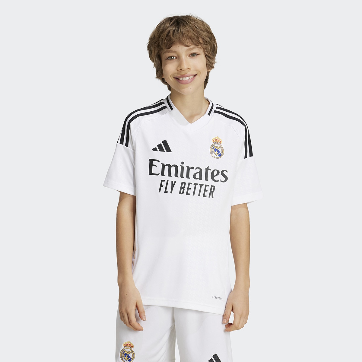 Imagem 0 de T-shirt de Criança 1.º Equipamento Real Madrid CF 2024-2025