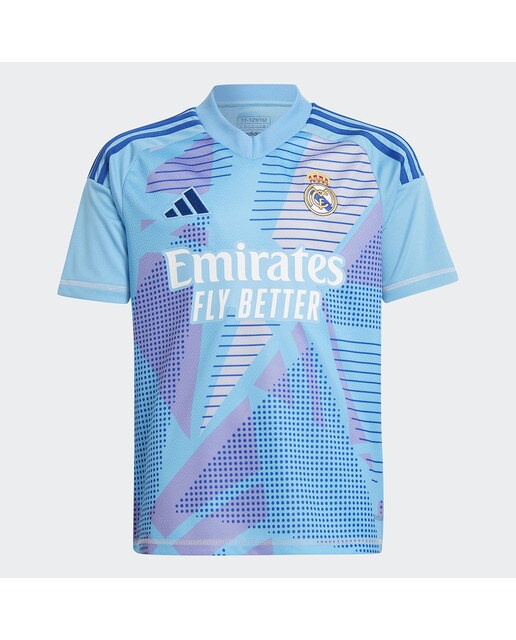 T-shirt de Criança Guarda-Redes 1.º Equipamento Real Madrid CF 2024-2025 Azul-1