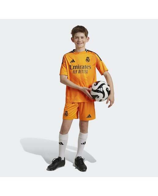 Calções de Criança 2.º equipamento Real Madrid 24/25 Laranja-1