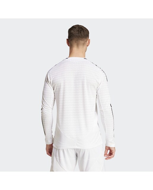 T-shirt de Homem 1.º Equipamento Real Madrid CF 2024-2025 Authentic Branco-2
