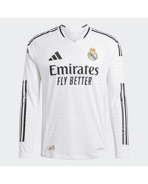 T-shirt de Homem 1.º Equipamento Real Madrid CF 2024-2025 Authentic Branco-5