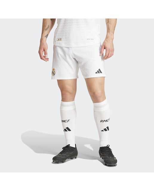 Calções de Homem 1.º Equipamento Real Madrid CF 2024-2025 Branco-1